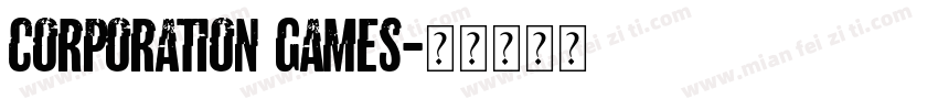 Corporation Games字体转换